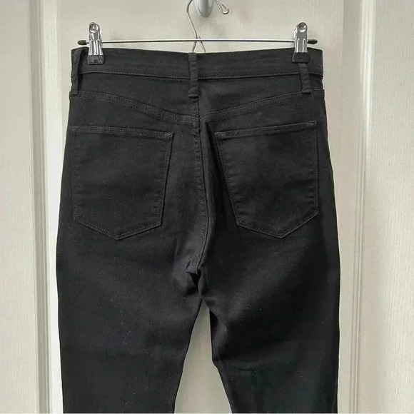 GAP True Skinny Jeans  High Waisted Stretch Black Denim Size 26 - Picture 10 of 16